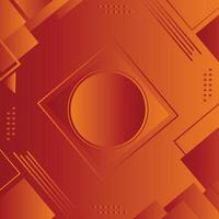 Abstract minimal orange and dark red gradient background. vector