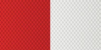 Minimalistic geometric seamless pattern in Scandinavian style. Abstract red and white background vector