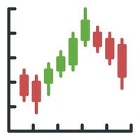Technical Analysis with Candlestick Patterns Margin Trading icon or sign vector
