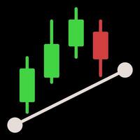 Trading and Crypto Analytics colored icon or design element vector