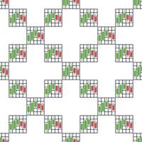 Stock Market Data Visualization Cryptocurrency Candlestick Chart seamless pattern vector