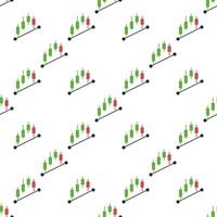 Trading Signals Crypto Analytics seamless pattern vector