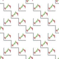 Technical Analysis with Candlestick Patterns Margin Trading seamless pattern vector
