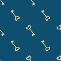 Seamless pattern with keys. vector