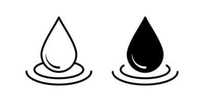 Water Drop icon. for mobile concept and web design. illustration vector