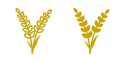 Wheat icon. for mobile concept and web design. illustration vector