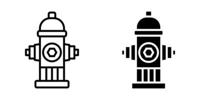 Set of Hydrant icons. for mobile concept and web design. illustration on white background vector
