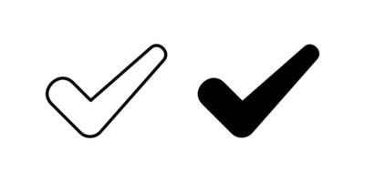 Check icons. for mobile concept and web design. illustration vector