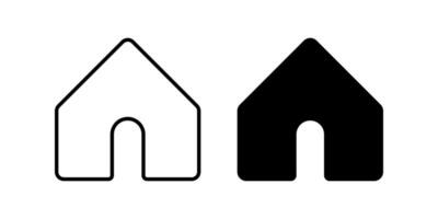 Home icon set. for mobile concept and web design. illustration vector