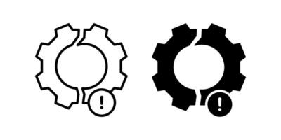 Disruption icon set. for mobile concept and web design. illustration vector