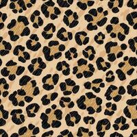 Seamless Leopard Skin Texture - Bold Animal Print Pattern vector
