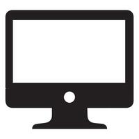 computer monitor icon illustration vector