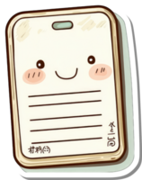 Happy Smiling Notebook With Blank Lines For Notes png
