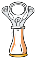 Stylized trophy design with a unique base and top png