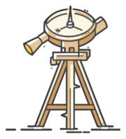A Triangular Tripod Compass for Navigation png