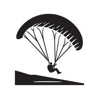 Paraglider Silhouette Vectors Graphics for Digital Design