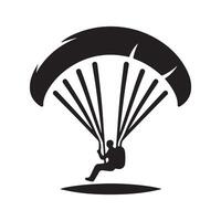 Paraglider Silhouette Vectors Illustrations for Print Media