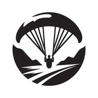 Paraglider Silhouette Vectors Art for Custom Illustrations