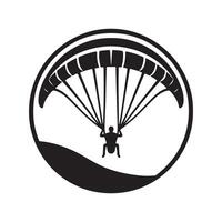 Paraglider Silhouette Vectors Graphics for Visual Storytelling
