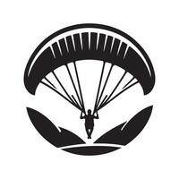 Paraglider Silhouette Vectors for Action and Adventure Themes