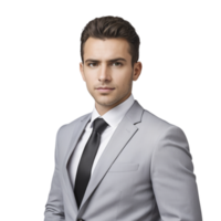 A man in a suit and tie png