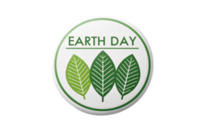 Celebrate Earth Day with a green message png