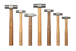 Various tools displayed on a clean surface png