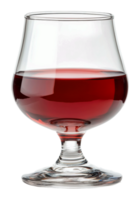 Red wine in a glass on a table setting png