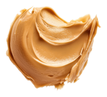 Creamy peanut butter spread on a surface png