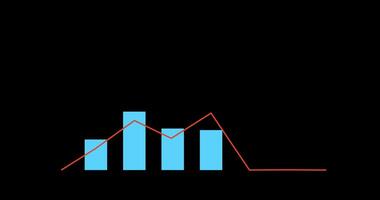 Animated of Data statistics dashboard video