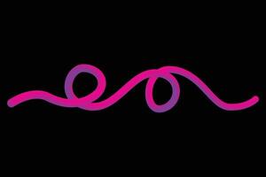 Creative Gradient Shape with Dynamic Pink Colorful Wave vector