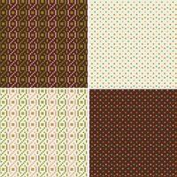 cross stitch seamless multicolor patterns vector