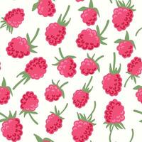 Modern abstract raspberries design with seamless Fruits pattern and unique textures, ideal for fabric, stationery, and home decor. vector