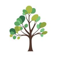 Simplistic And Minimalist Tree Illustration vector