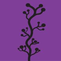 isolated colorful potted plant design vector