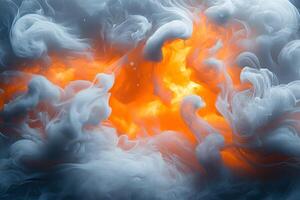 Dynamic Abstract Art with Swirling Colors and Light Effects for Creative Design Concepts photo