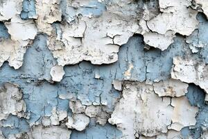 Peeling Paint Texture on Weathered Wall for Artistic Background and Design photo