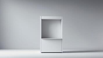 Empty Product Stand - Mockup Presentation photo