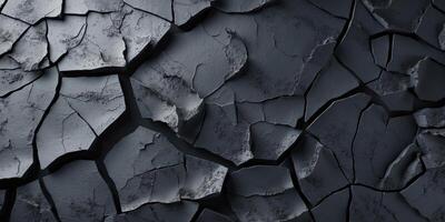 Dark Cracked Texture Abstract Background photo