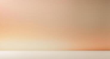 Peachy Abstract Gradient Background with Copy Space. photo