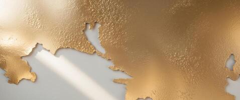 rough shiny brushed gold texture metal background photo