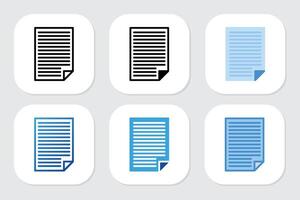 file icon with various design vector