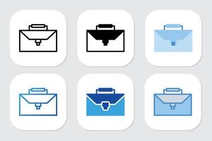 work icons with various design styles vector