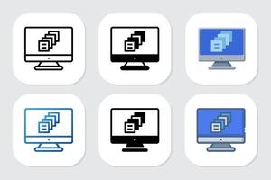 order icon with various design styles vector