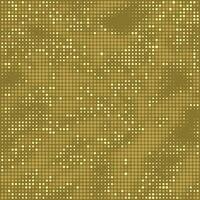 Golden glitter halftone background with yellow shining dots. Gold gradient digital point pattern. Luxury design banner texture vector