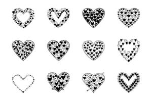 Heart Eps Bundle. heart icons, heart shape vector