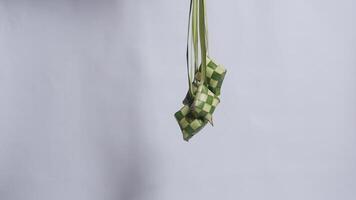 Hanging Ketupat Packaging with Copy Space photo
