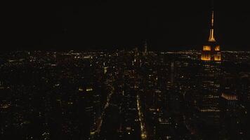 Night View of Manhattan and Empire State Building from Summit One Vanderbilt video