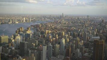 Expansive view of Manhattan Skyline at Sunset from Summit one vanderbilt video