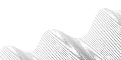 Abstract White Background with Wavy Curves Lines Design vector